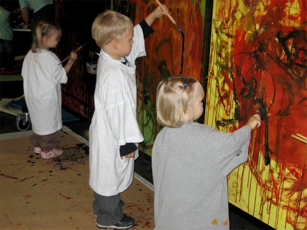 Юные посетители вносят лепту в экспозицию музея Heureka / Фото из Финляндии