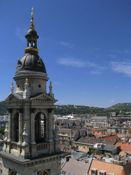 Вид с купола базилики Святого Иштвана, Будапешт / Фото из Венгрии