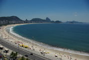 Вид с крыши Orla Copacabana Hotel / Бразилия