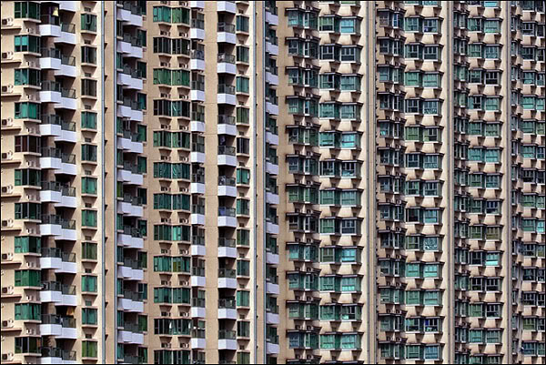 Жилые дома в Гонконге / Фото из Гонконга
