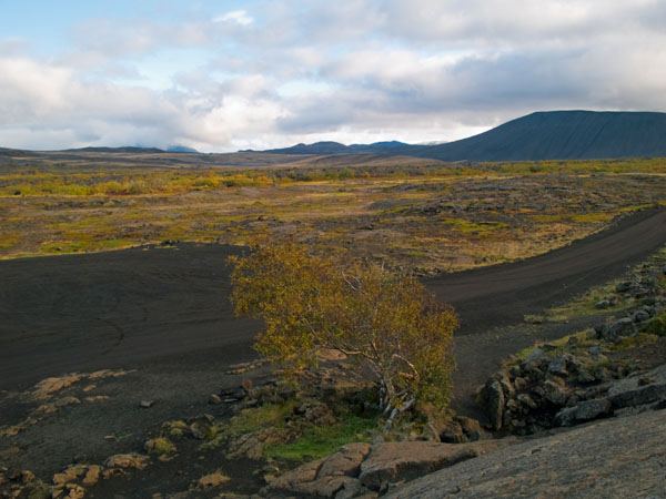 Окрестности вокруг Grj&#243;tagj&#225; и вулкан Hverfjall / Фото из Исландии
