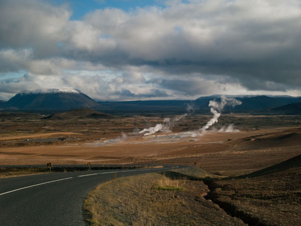 По дороге к Hamafjall Hverir / Фото из Исландии