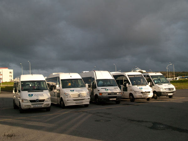 Экскурсионные автобусы Рейкьявика / Фото из Исландии