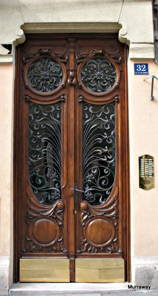 Дверь в стиле модерн, Триест / Фото из Италии