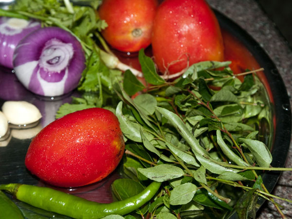 Овощные ингредиенты для кулинарного курса / Фото из Индии
