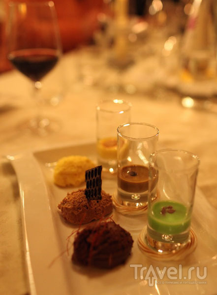 Десерт в высококлассном горном ресторане / Фото из Италии