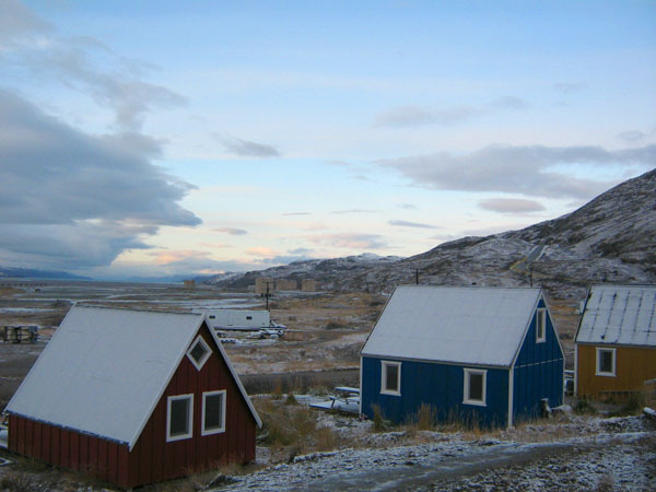 Домики для туристов в Кангерлуссуаке / Фото из Гренландии