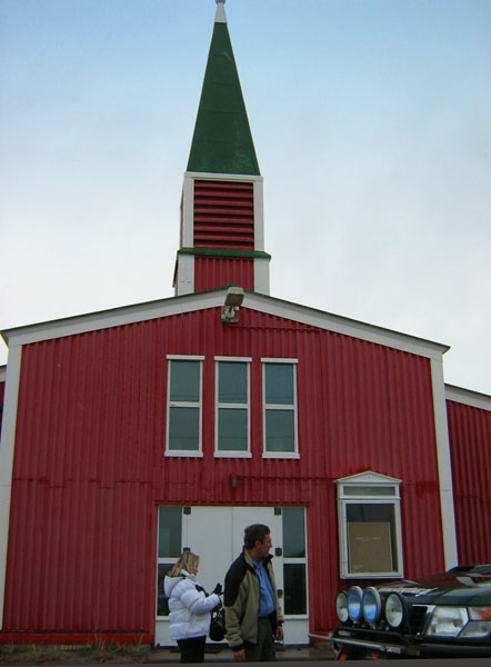 Церковь в городе Кангерлуссуак  / Фото из Гренландии