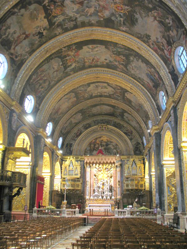 Собор Святого Иоанна в Валетте, внутреннее убранство / Фото с Мальты