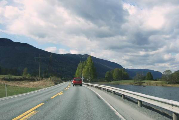 Дорога в Норвегии / Фото из Норвегии