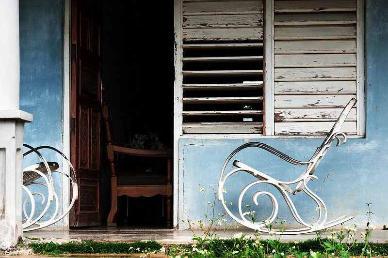 Кресло-качалка на Кубе / Фото с Кубы