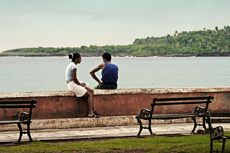 Набережная в городе Баракоа / Фото с Кубы