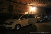 Наше такси в винных подвалах Милешты Мич / Молдавия