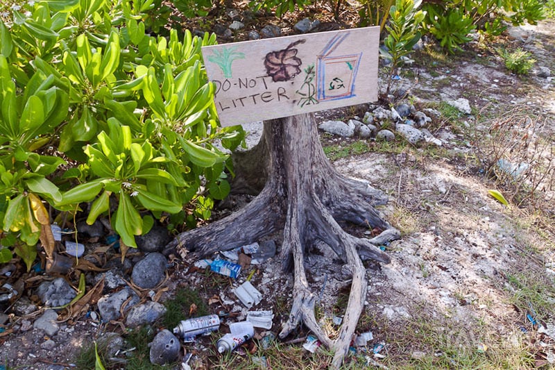 Груда мусора, Мальдивы / Фото с Мальдив
