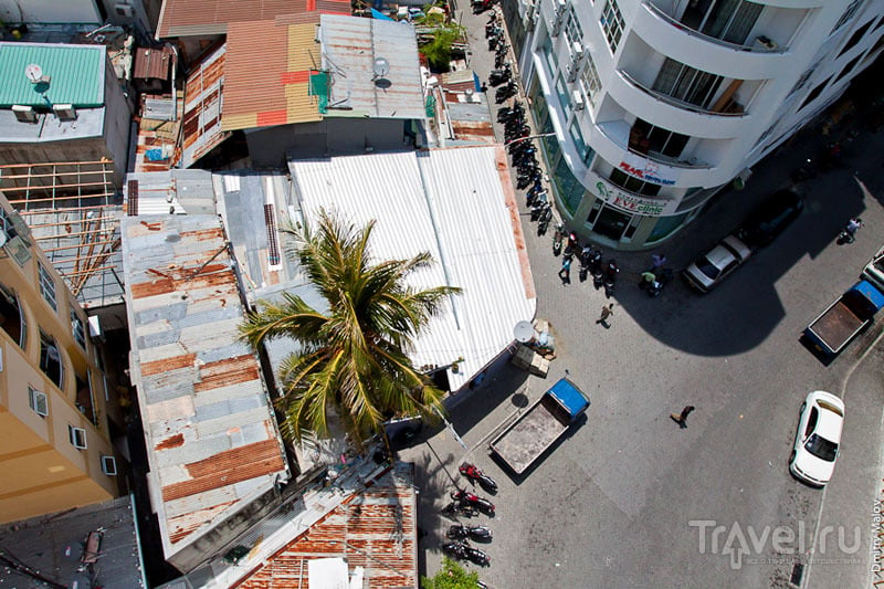 Вид с крыши отеля / Фото с Мальдив