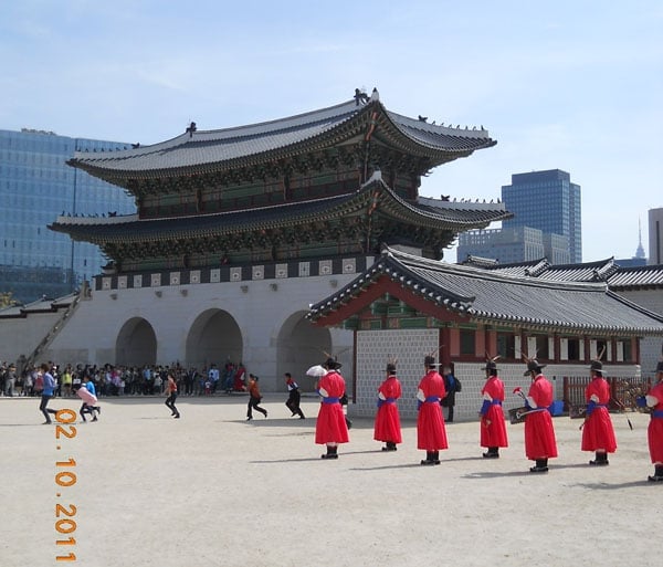 Дворец в Сеуле / Фото из Южной Кореи