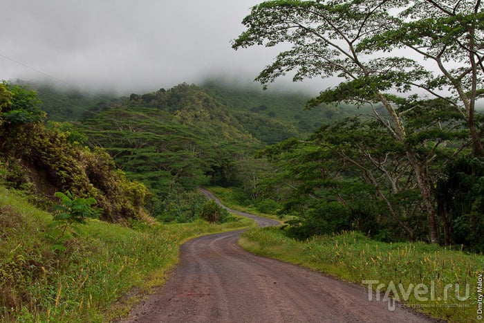 Грунтовая дорога на Маркизских островах / Фото из Французской Полинезии