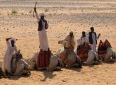 Нубийцы на верблюдах / Судан