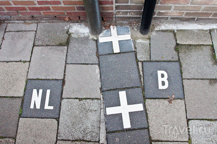 Граница между Бельгией и Нидерландами / Фото из Бельгии