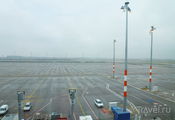 Вид из окон бизнес-зала Lufthansa / Германия