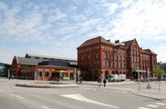 Фасад здания вокзала / Швеция