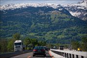 Автострада и горы / Лихтенштейн