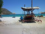 Лодка на пляже / Греция