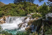 Водопады в парке / Хорватия