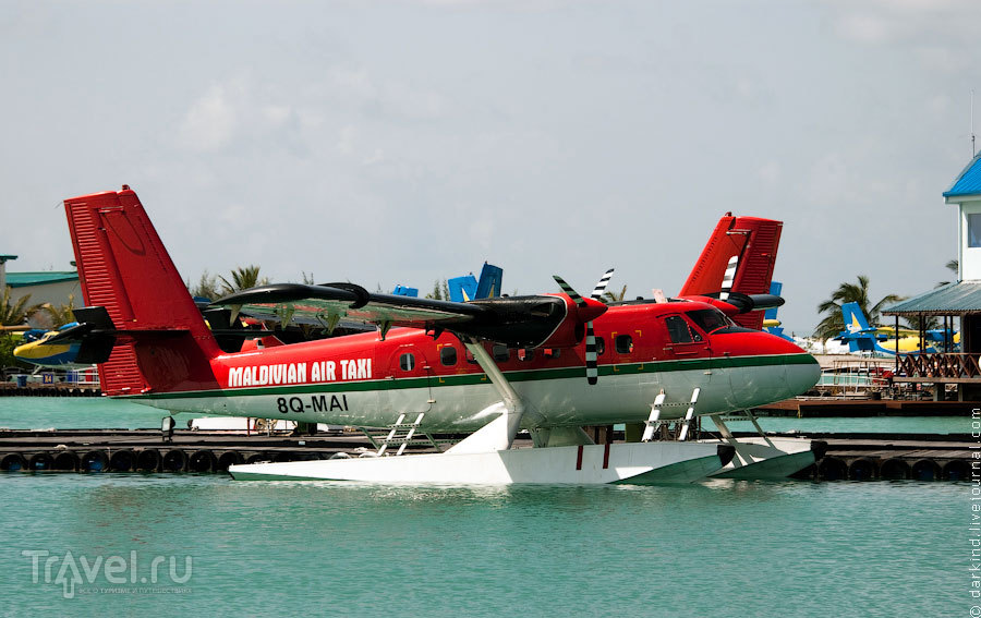Самолет DHC-6 Twin Otter / Фото с Мальдив