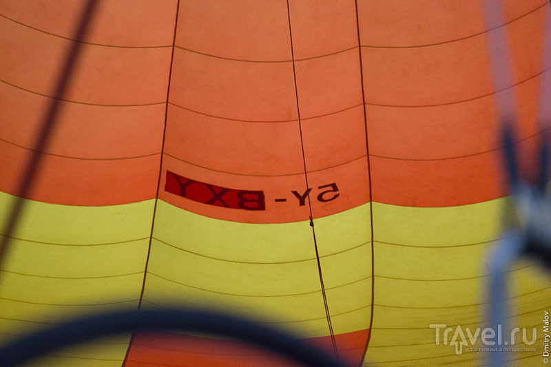 Купол воздушного шара / Фото из Кении