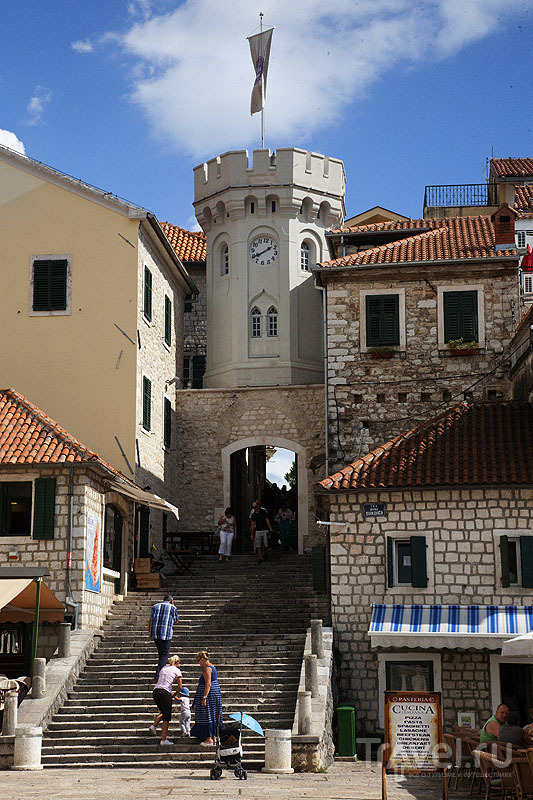 Часовая башня в Херцегнови / Фото из Черногории