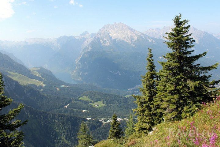 Вид на Кёнингзее с Енербана / Австрия