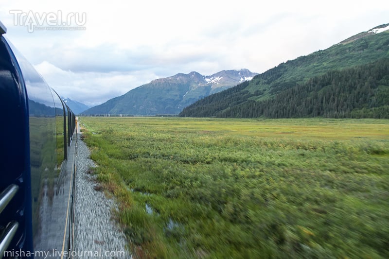 Путешествие на Аляску. Поезд на Анкоридж / США
