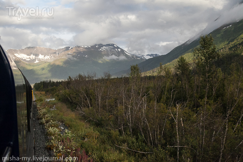 Путешествие на Аляску. Поезд на Анкоридж / США