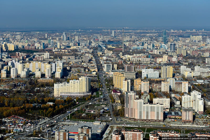 Екатеринбург с вертолета / Россия