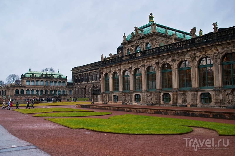 Дрездена застывший силуэт / Фото из Германии