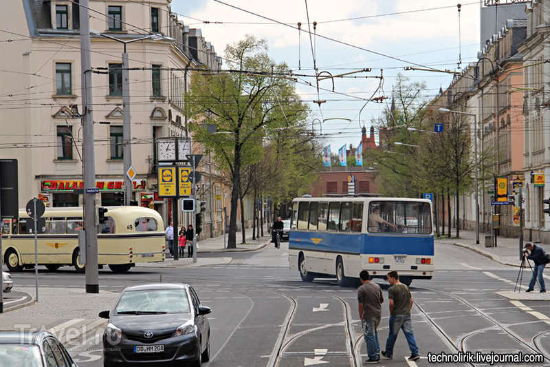 Дрезденский музей трамваев и прогулка на 100-летнем трамвае по Дрездену / Германия