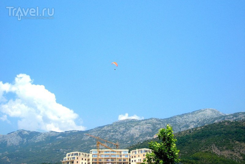 Полет над Черногорией на параплане / Черногория