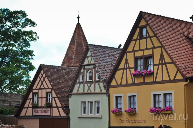 Европейские каникулы. Rothenburg ob der Tauber (прогулка по городу) / Германия