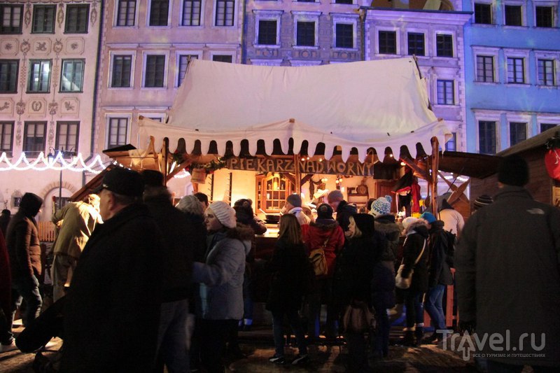 Рождественская ярмарка в Варшаве / Польша
