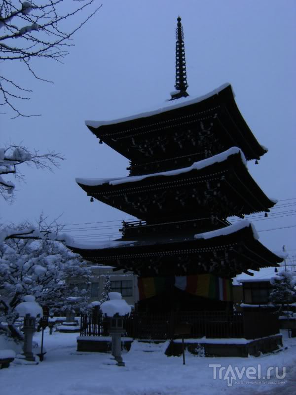 Снежная Япония: Такаяма / Япония
