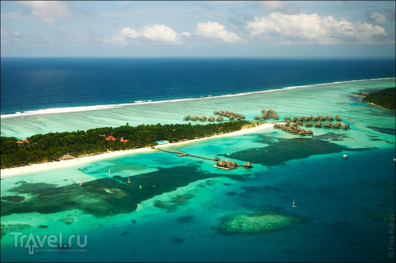 Мальдивы - взгляд с неба / Фото с Мальдив