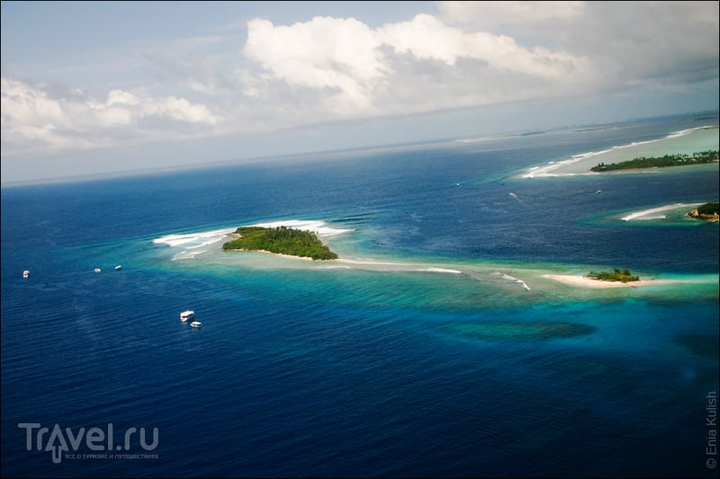 Мальдивы - взгляд с неба / Фото с Мальдив