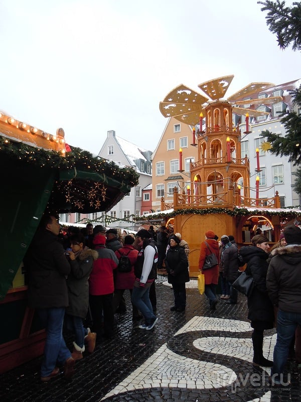 Рождественская ярмарка в Аугсбурге (Augsburger Christkindlesmarkt) / Фото из Германии