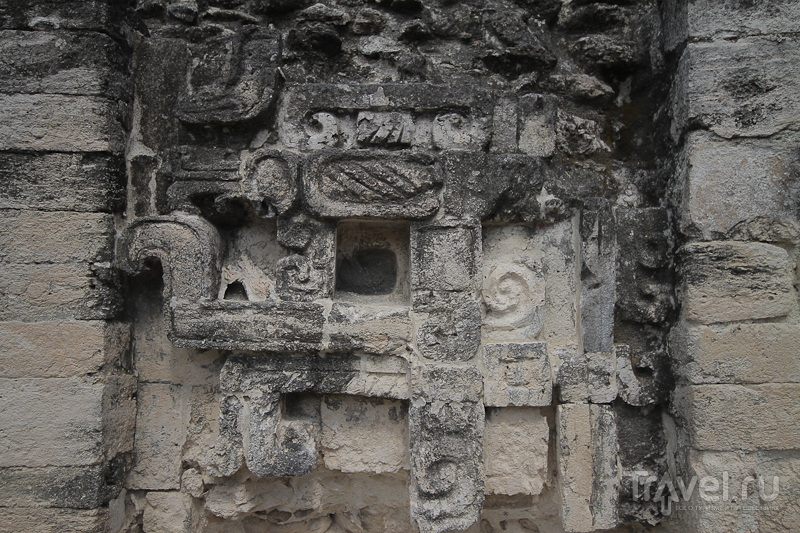 Руины майя без туристов / Мексика
