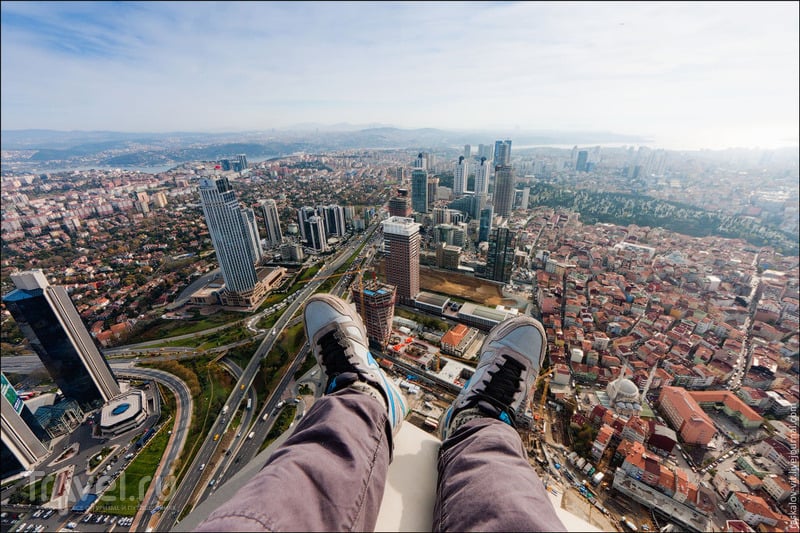 Вид с небоскреба Sapphire в Стамбуле / Фото из Турции