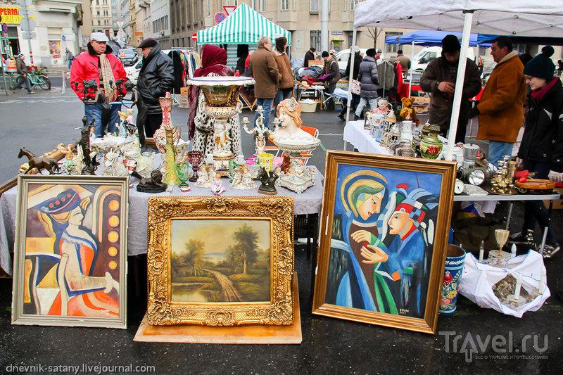 Прогулки по Вене: блошиный рынок Нашмаркт / Фото из Австрии
