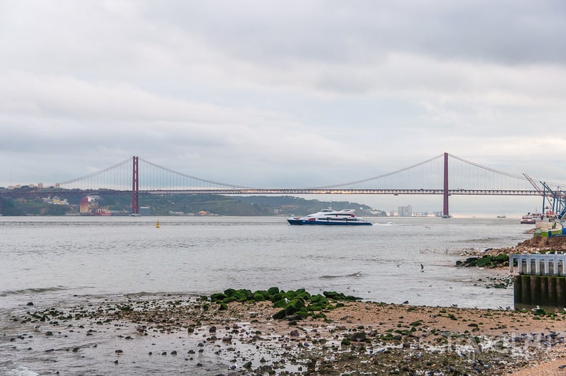 Река Тежу в Лиссабоне / Фото из Португалии
