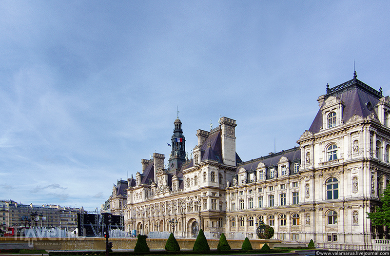 Парижская ратуша Отель-де-Виль (фр. H&#244;tel de Ville) / Фото из Франции