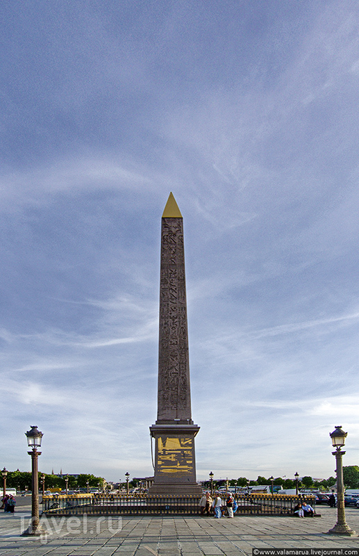 Луксорский обелиск (фр. ob&#233;lisque de Louxor), Париж / Фото из Франции